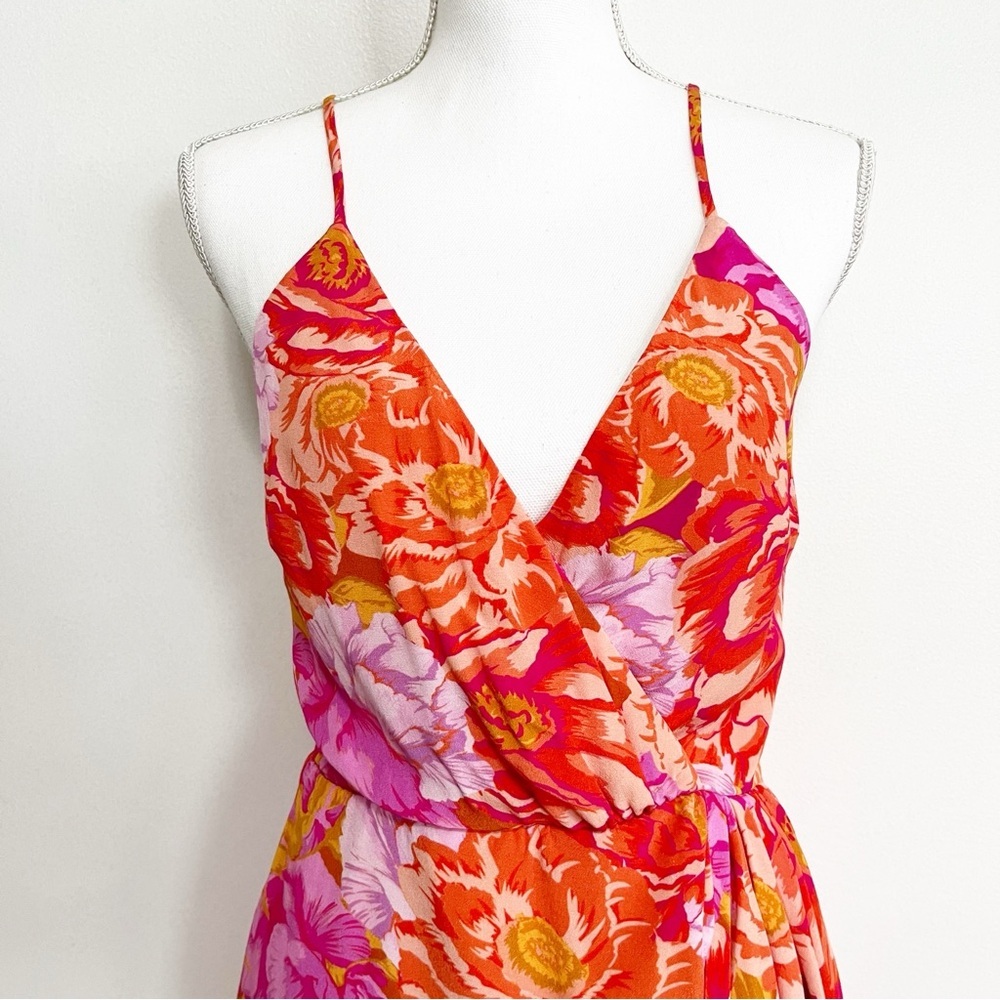 BOGO! Lovers and Friends Revolve Kamala Dress Chai Floral Print Small - Picture 3 of 10